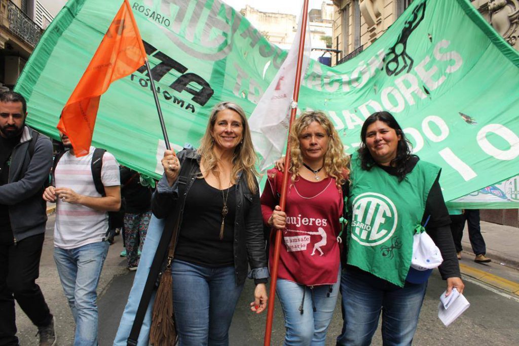::Tres mujeres combativas, tres dirigentas, tres sindicatos