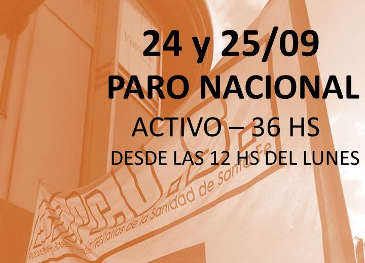 SIPRUS parará 36 horas desde el lunes