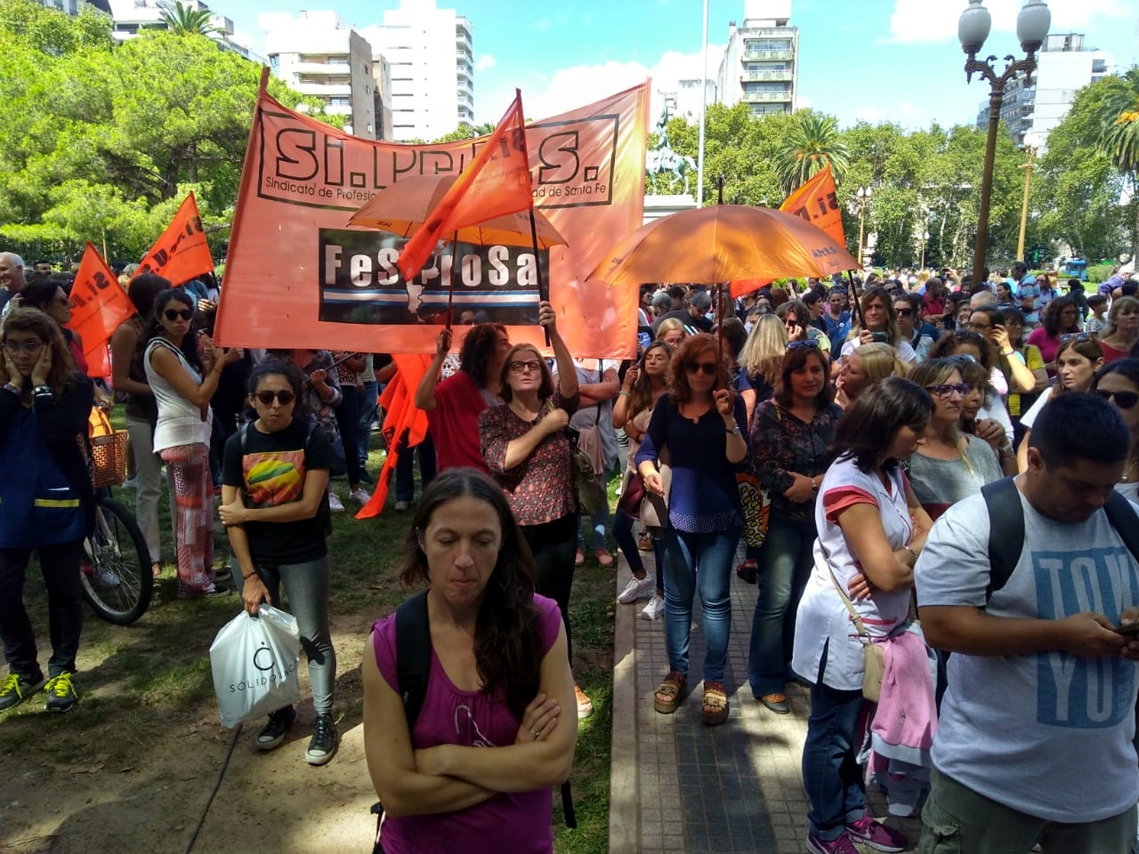 SIPRUS en paro, criticó la política salarial del gobierno