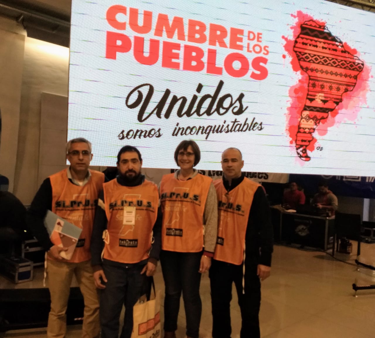 SIPRUS-FESPROSA EN LA CUMBRE DE LOS PUEBLOS DEL MERCOSUR EN SANTA FE