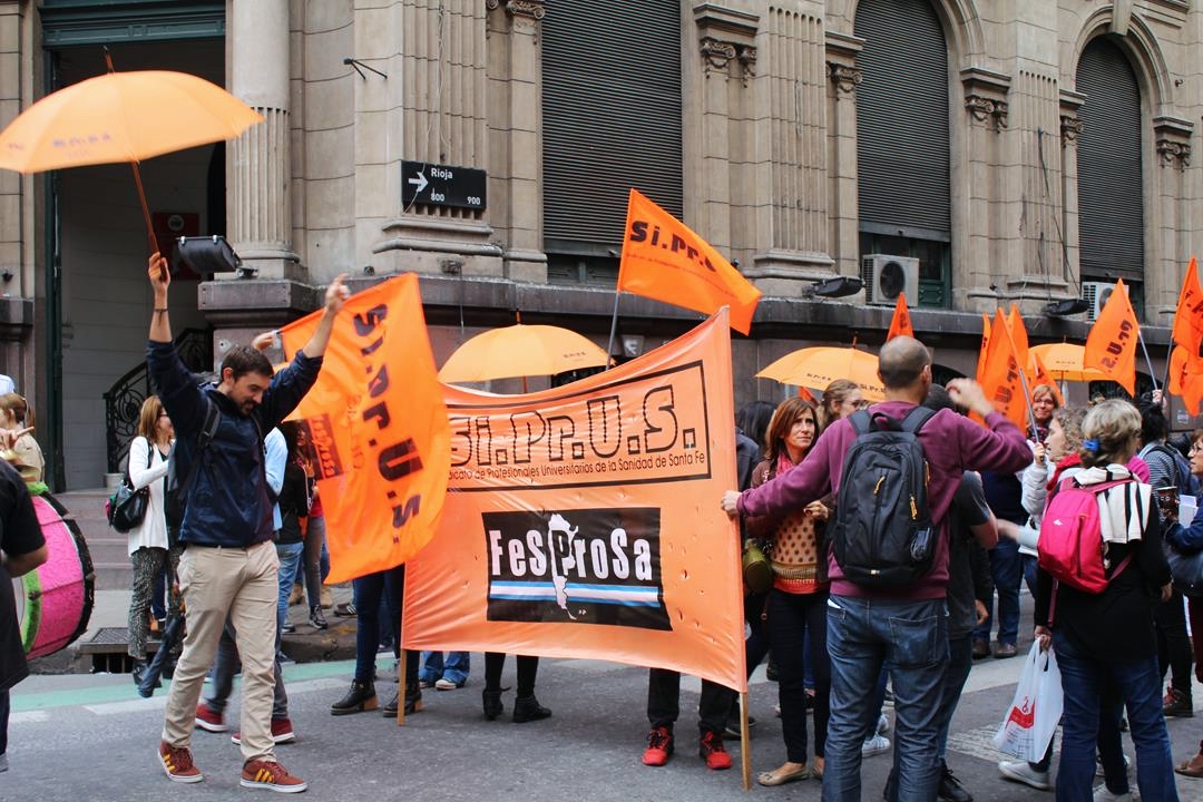 Contundente paro de SIPRUS por salarios y condiciones de trabajo