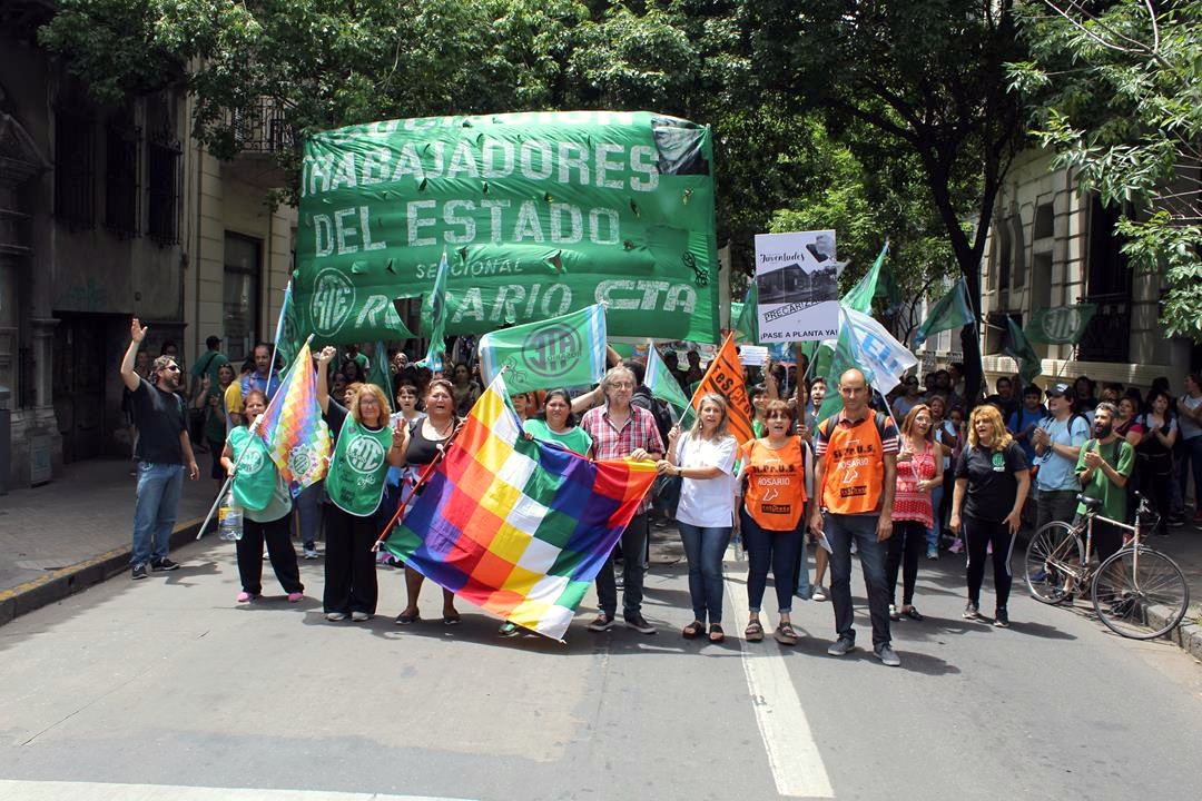 SIPRUS realizó Asamblea en el Hospital Provincial de Rosario y luego movilizó