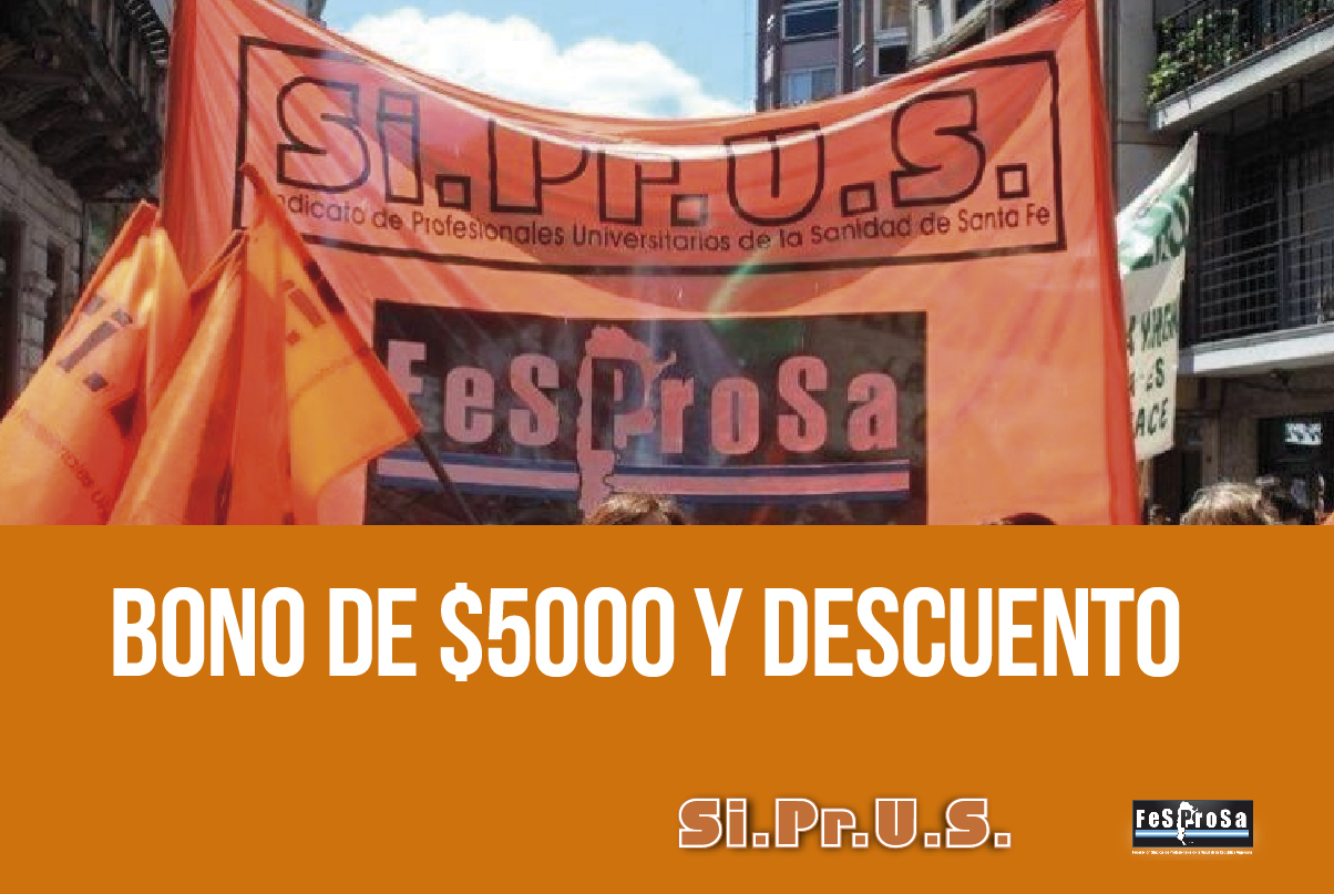 BONO DE $5000 Y DESCUENTO