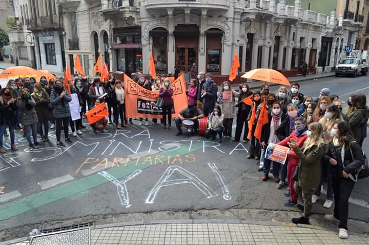 SIPRUS protestó en diversos puntos de la provincia