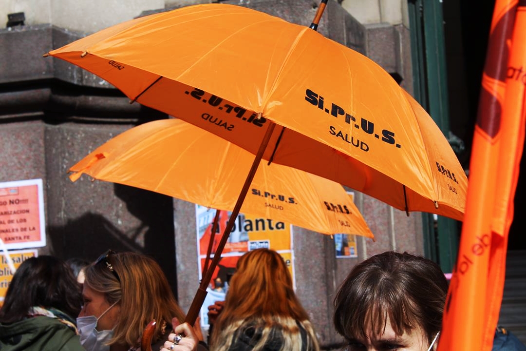 Con gran fuerza y participación SIPRUS paró y movilizó en la provincia