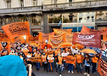 SIPRUS en lucha con compañerxs de todo el país