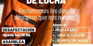 Viernes 1 octubre Jornada Provincial de Lucha