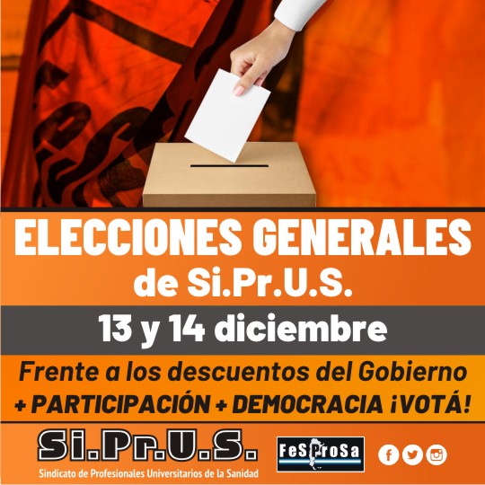 Elecciones generales SIPRUS