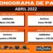 CRONOGRAMA DE PAGO – ABRIL 2022