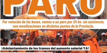 MARTES 02/08. PARO DE 24HS SIN ASISTENCIA A LOS LUGARES DE TRABAJO