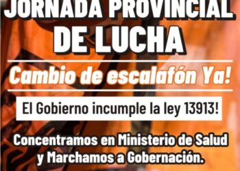 Jornada de Lucha – Cambio de escalafón Ya!