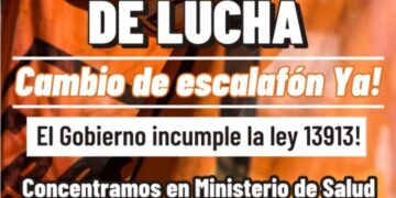 Jornada de Lucha – Cambio de escalafón Ya!