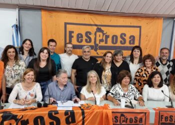 María Fernanda Boriotti, secretaria general de SIPRUS, fue reelecta cómo presidenta de Fesprosa-CTAA