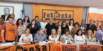 María Fernanda Boriotti, secretaria general de SIPRUS, fue reelecta cómo presidenta de Fesprosa-CTAA