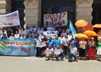 SIPRUS paró y se manifestó en el marco de la jornada nacional de lucha