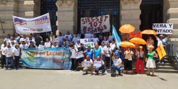 SIPRUS paró y se manifestó en el marco de la jornada nacional de lucha