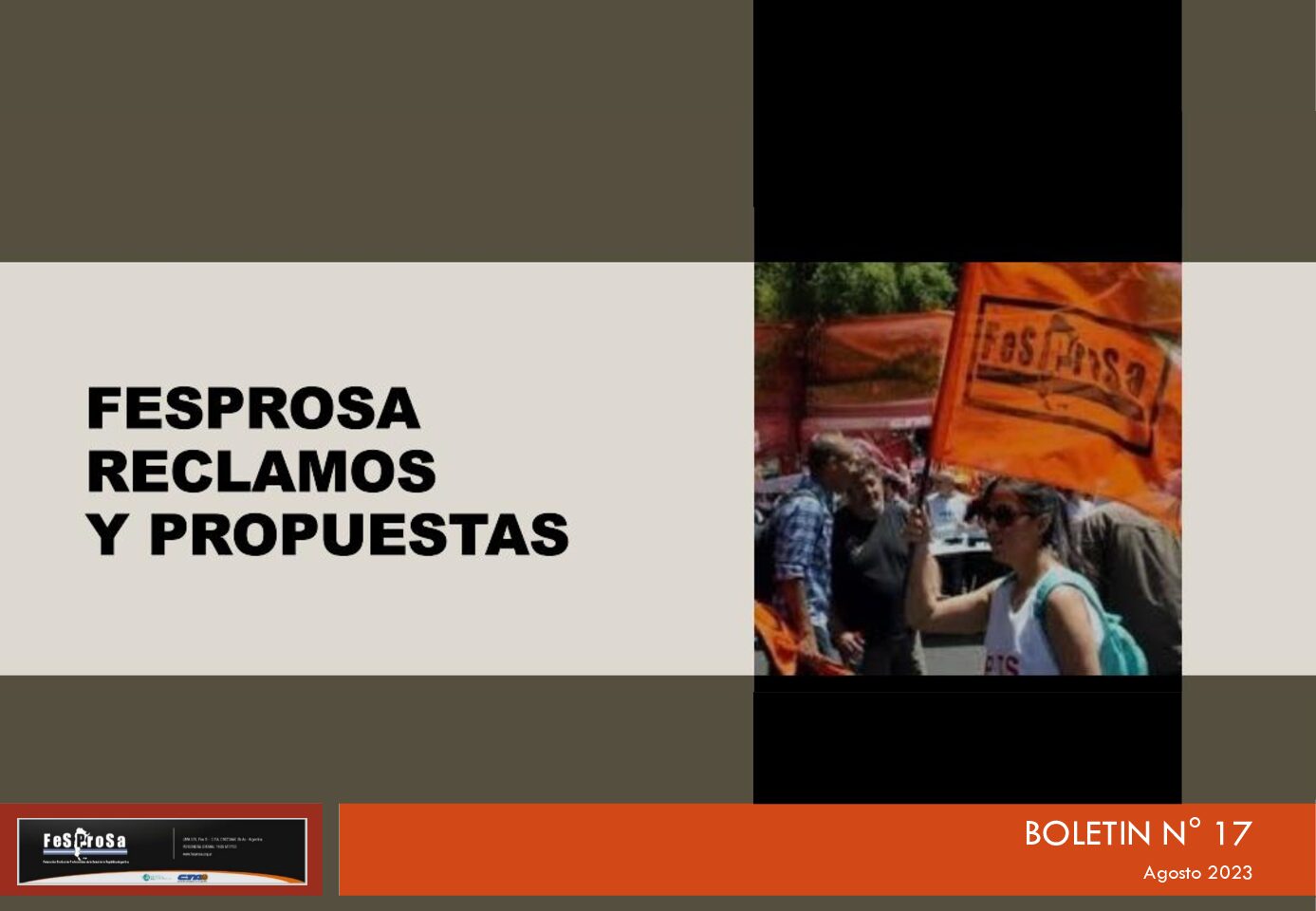 Boletín N° 17/2023 – FESPROSA