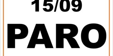 ANTE LA FALTA DE SESION EN LA LEGISLATURA, PARO EL VIERNES 15/09.