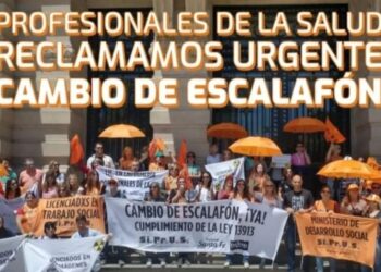 Profesionales de la Salud Reclamamos Urgente Cambio de Escalafón