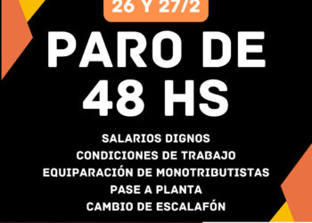 SiPrUS va al paro lunes y martes