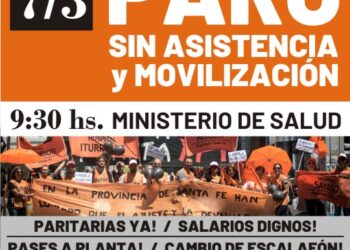 Profesionales de la salud protestarán en la provincia