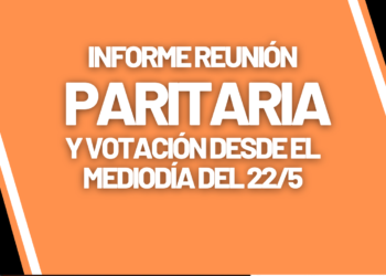 INFORME REUNION PARITARIA