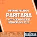 INFORME REUNION PARITARIA