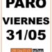 ‼️VIERNES 31/05 PARO‼️