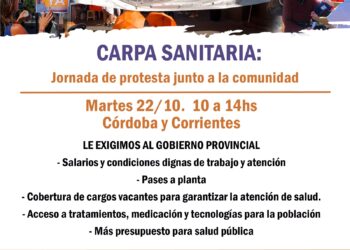 CARPA SANITARIA: Jornada de protesta junto a la comunidad