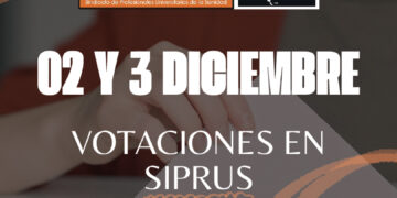 2 y 3 DE DICIEMBRE ELECCIONES EN SIPRUS.