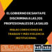 Discriminación hacia lxs profesionales de la salud‼️