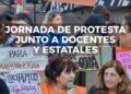 JORNADA DE PROTESTA JUNTO A DOCENTES Y ESTATALES