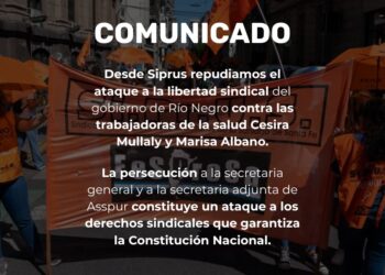 Repudiamos ataque a la libertad sindical