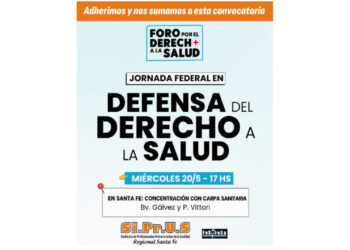 Santa Fe / Jornada Federal en Defensa del Derecho a la Salud