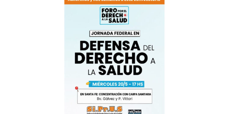 Santa Fe / Jornada Federal en Defensa del Derecho a la Salud