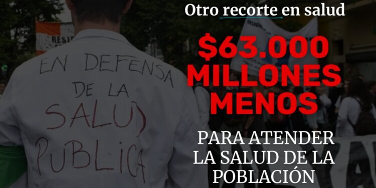 ✂️ Otro recorte en salud ✂️