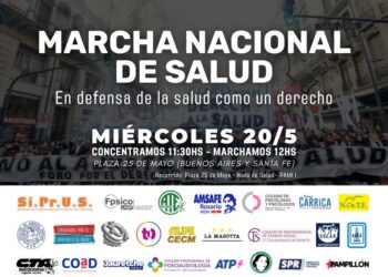 Rosario / 20 de Mayo – Marcha Nacional de Salud