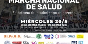 Rosario / 20 de Mayo – Marcha Nacional de Salud