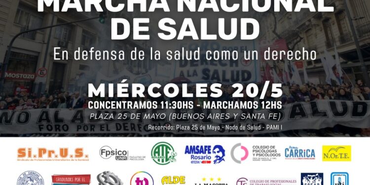 Rosario / 20 de Mayo – Marcha Nacional de Salud