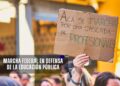 Los profesionales de la salud marchamos en defensa de la Educación Pública