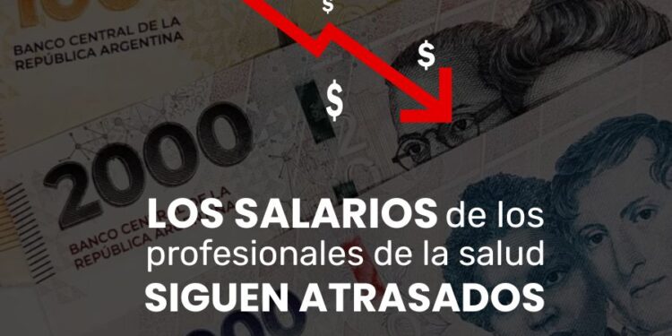 📉 Los salarios de los profesionales de la salud siguen atrasados…