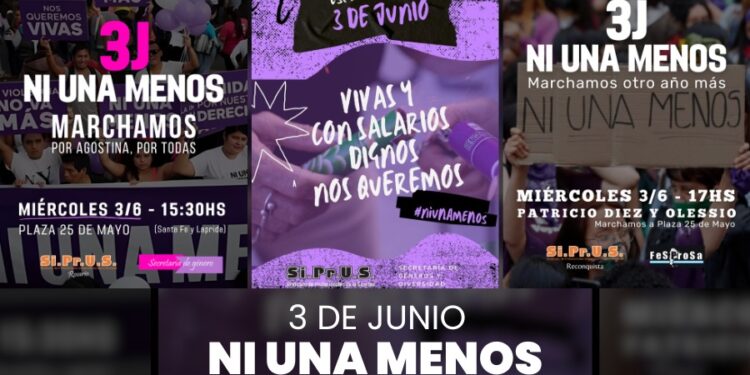 Ni una Menos» 3J / Lxs profesionales de la salud nos movilizamos