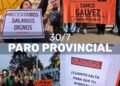 30/7 – PARO PROVINCIAL