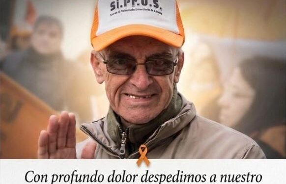 Con profundo dolor, despedimos a nuestro compañero Norberto Amicone…