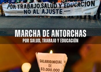 Rosario – Marcha de Antorchas por Salud, Trabajo y Educación
