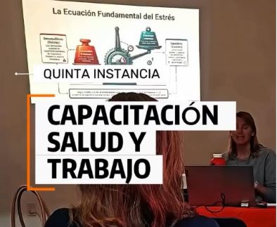 Cierre de la capacitación en Salud y Trabajo