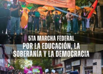 📢 Rosario – MARCHA FEDERAL POR LA EDUCACIÓN, LA SALUD, LA SOBERANÍA Y LA DEMOCRACIA