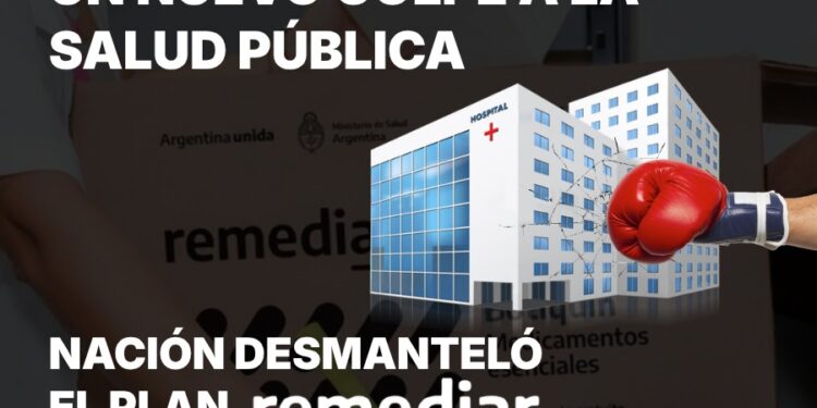 Nación desmanteló el Plan Remediar – Un nuevo golpe a la Salud Pública