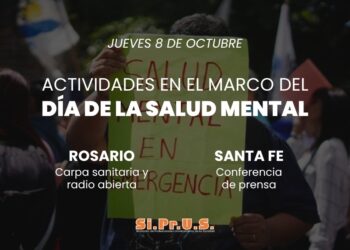 Jueves 8/10 – Actividades en el marco del día de la Salud Mental