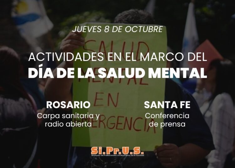 Jueves 8/10 – Actividades en el marco del día de la Salud Mental